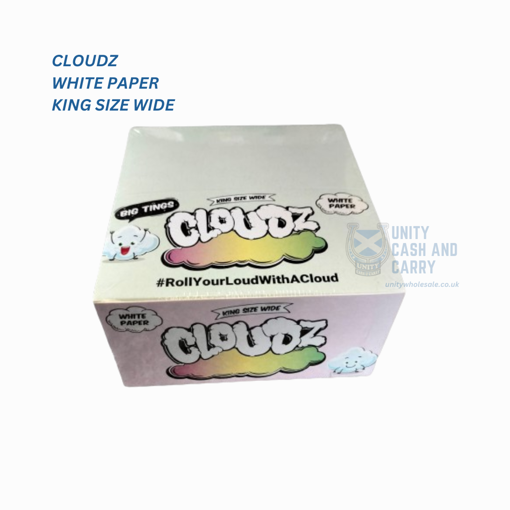 CLOUDZ WHITE PAPER KING SIZE WIDE