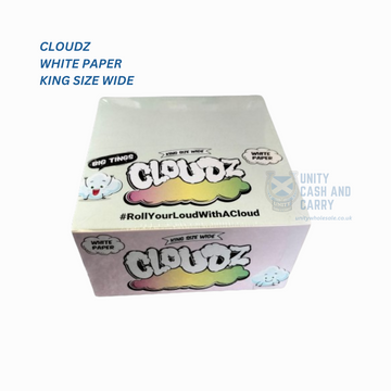 CLOUDZ WHITE PAPER KING SIZE WIDE