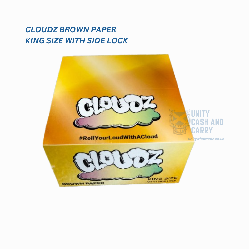 CLOUDZ BROWN PAPER KING SIZE WITH SIDE LOCK