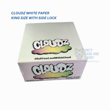 CLOUDZ WHITE PAPER KING SIZE WITH SIDE LOCK