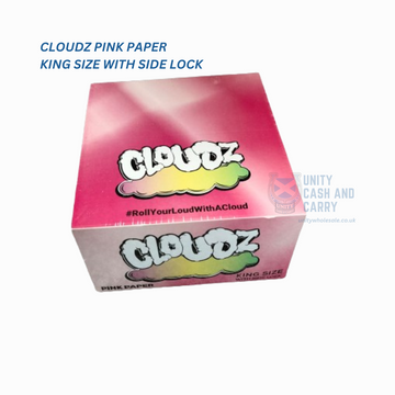 CLOUDZ PINK PAPER KING SIZE WITH SIDE LOCK