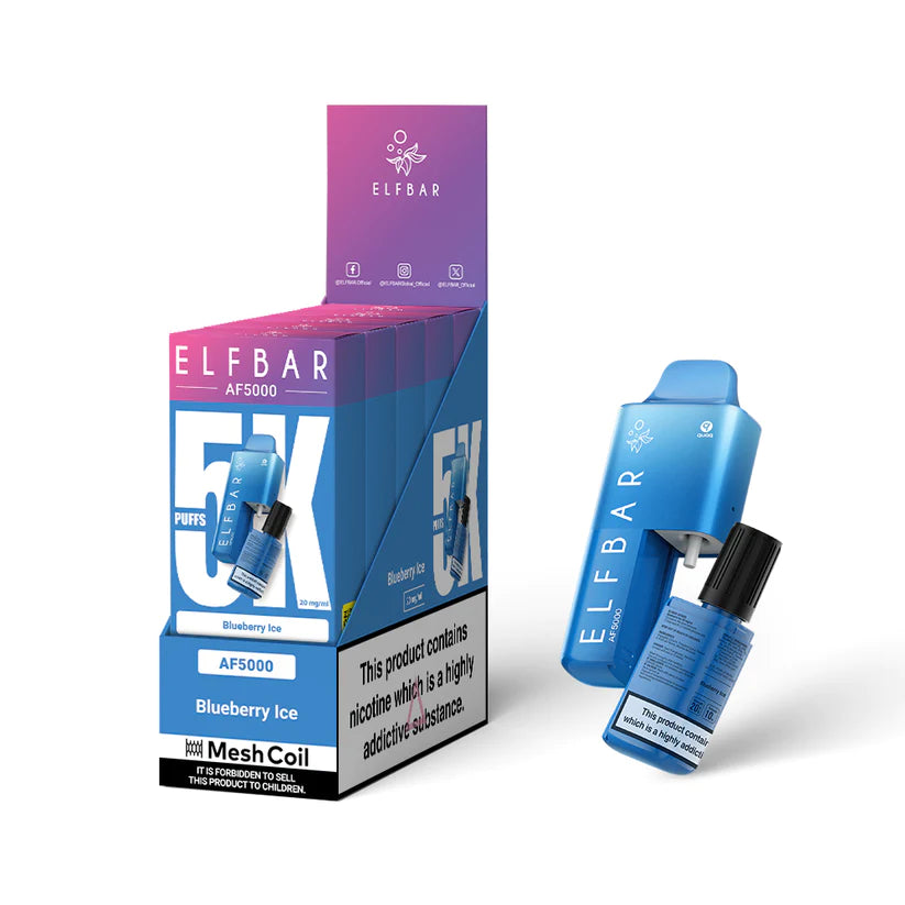 BLUEBERRY ICE- ELFBAR (AF5000) 5000 PUFFS