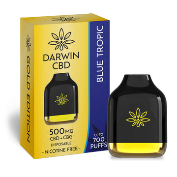 500mg Darwin CBD Disposable Vape - Blue Tropic