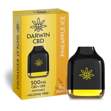 500mg Darwin CBD Disposable Vape - Pineapple Ice