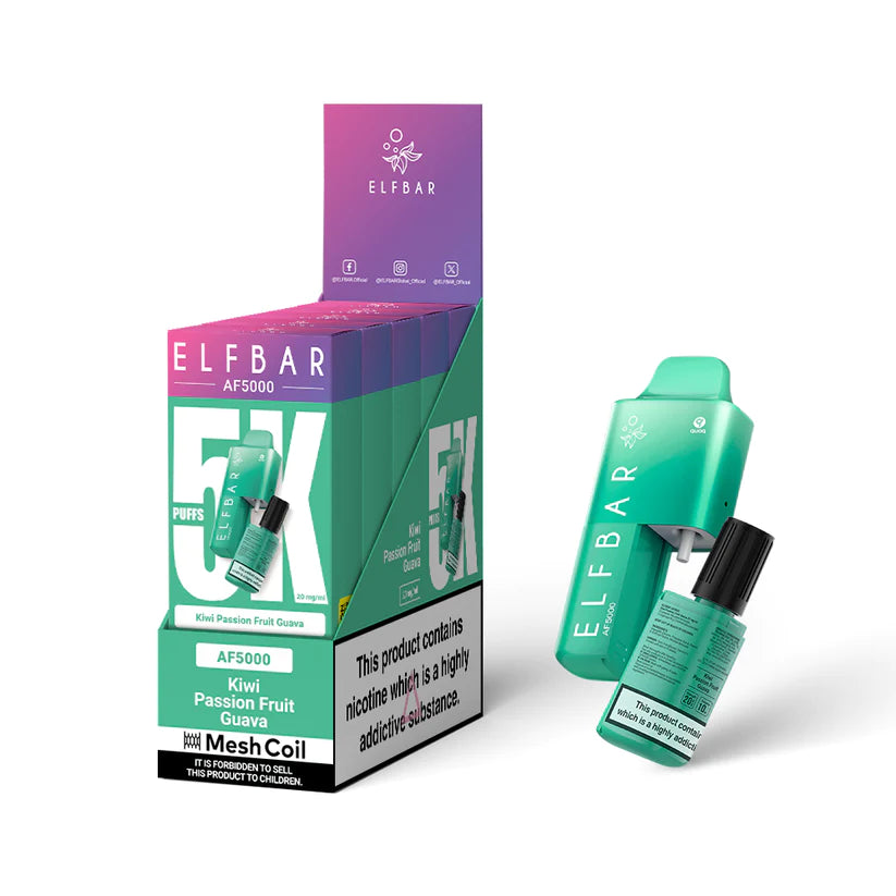 KIWI PASSIONFRUIT GUAVA - ELFBAR (AF5000) 5000 PUFFS