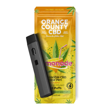 600mg 700 PUFF Broad Spectrum CBD Vape Pen - LEMONADE