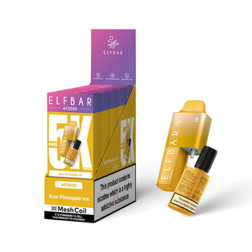 SOUR PINEAPPLE ICE - ELFBAR (AF5000) 5000 PUFFS