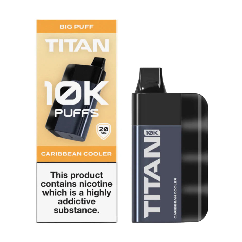 Caribbean Cooler  - Titan 10k Puffs Rechargeable Disposable Vape 5s Pack