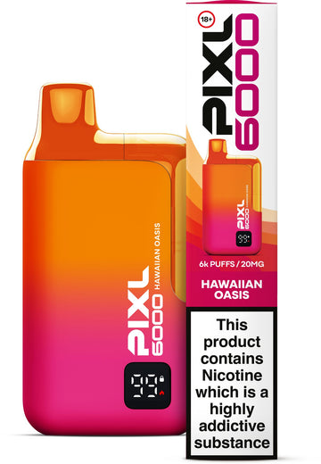 Hawaiian Oasis - Pixl 6000 Rechargeable Disposable Vape 5s Pack