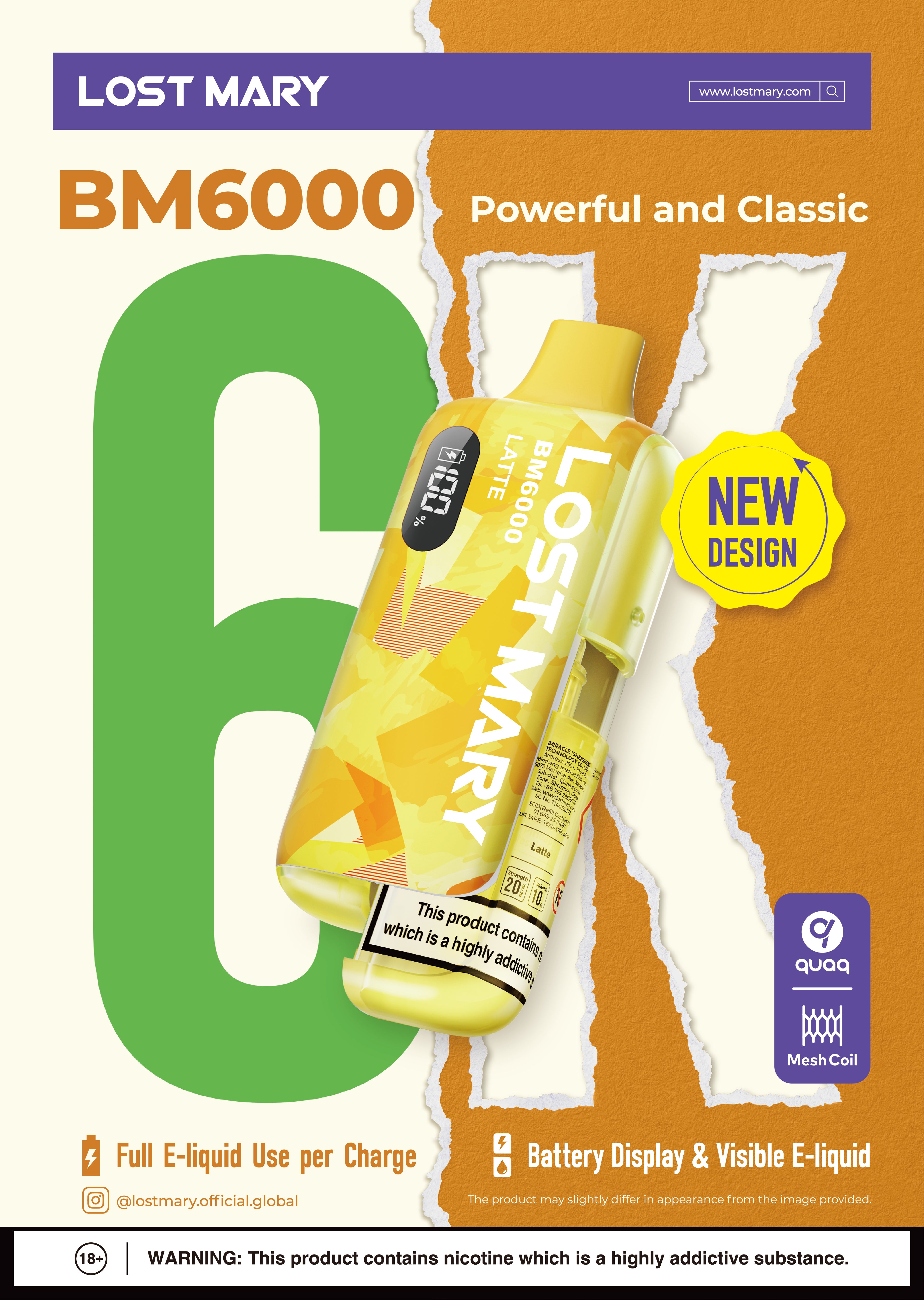 Lost Mary BM6000